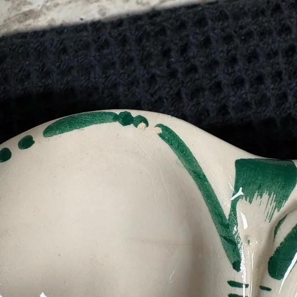 Vintage Rooster Egg Plate, Hand Painted, Italy - Picture 5 of 9